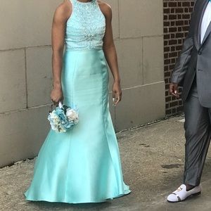 Aqua blue Prom Dress!!